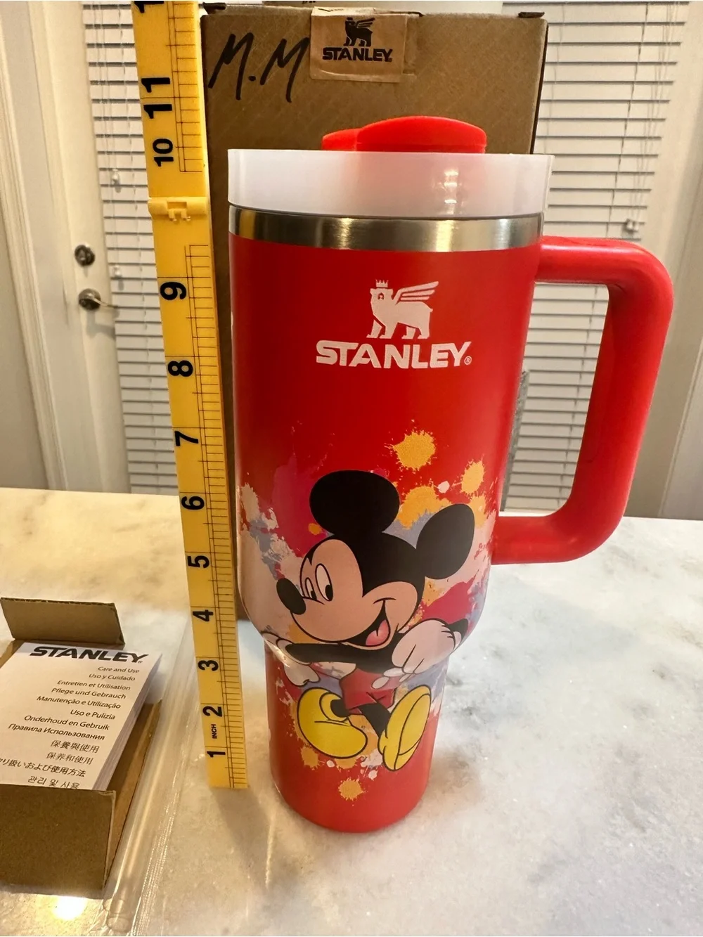 Stanley Disney Mickey Mouse Red 40oz Quencher H20 Tumbler - Picture 12 of 14